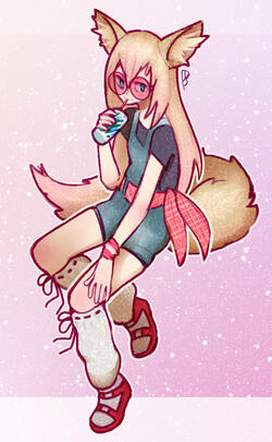 Blondie Vtuber Design