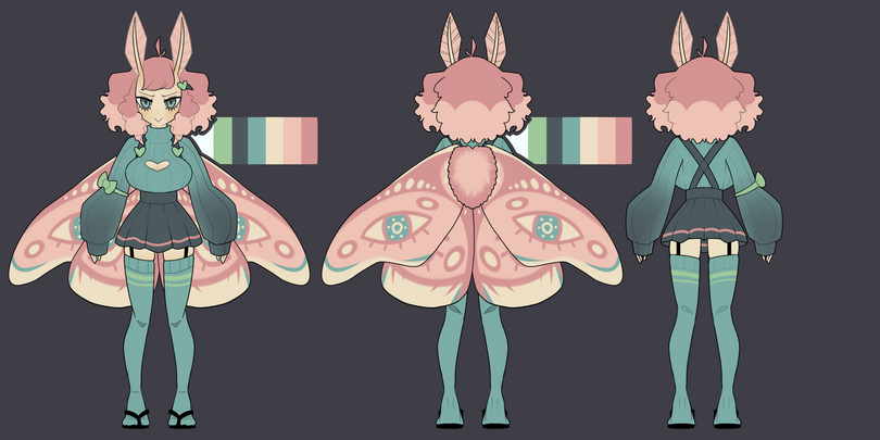 LeyLey Vtuber design